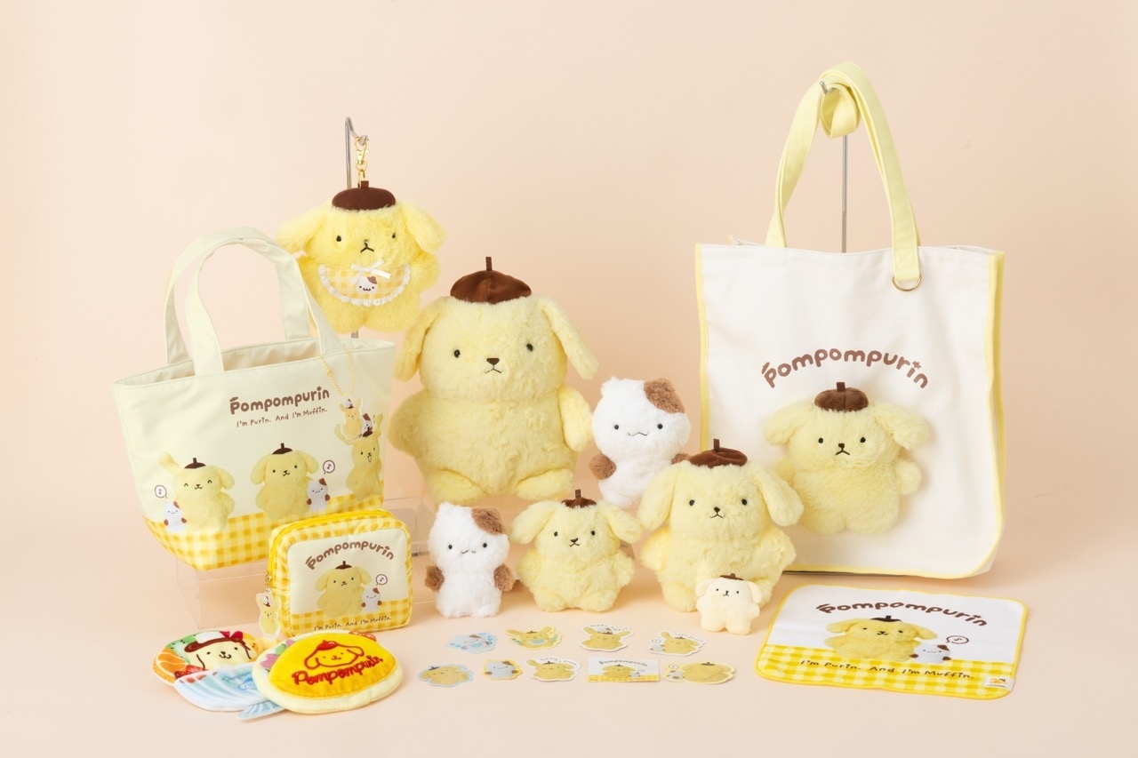 ポムポムプリン30周年、デビュー当時のぬいぐるみ再現グッズに懐かしさと購入意欲が交錯