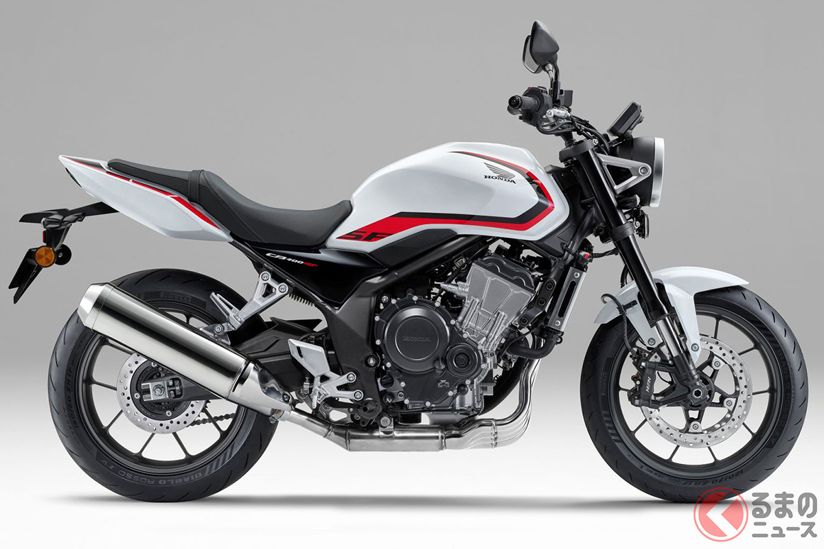 ホンダ新型CB400 SUPER FOUR E-Clutchの発売直前、ロスホワイト人気集中で納期遅れの話題